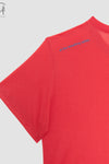 BASERANGE Classic Bamboo Fiber Bamboo Cotton Slim Fit T-shirt Series Collection Round Neck Bottoming Shirt France BAS-TOCT-BLE-AU24-HONG Red (Blue) TOCT-BL-000